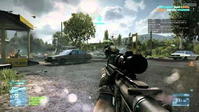 ۱۰ بازی پیشنهادی برای رم زیر ۴ گیگ - BattleField 3