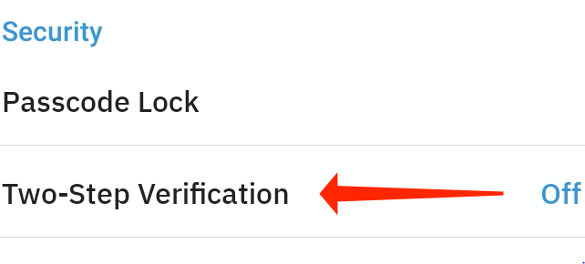 فعالسازی Two-Step Verification تلگرام در اندروید