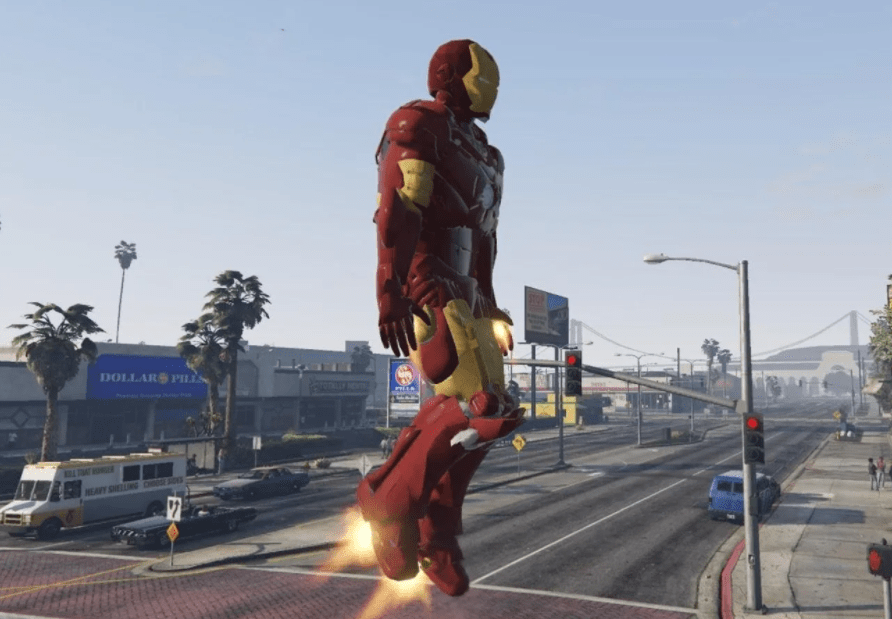 ماد GTA Iron Man Armour - بهترین ماد های GTA V