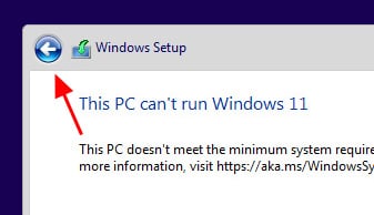 بایپس کردن ارور This PC can't run Windows 11