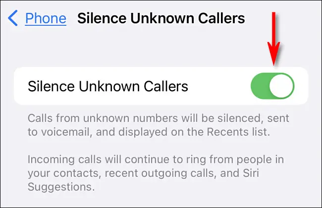 سایلنت کردن تماس گیرندگان ناشناس در ایفون