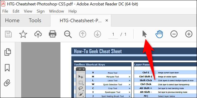 کپی کردن متن از PDF با برنامه Acrobat Reader