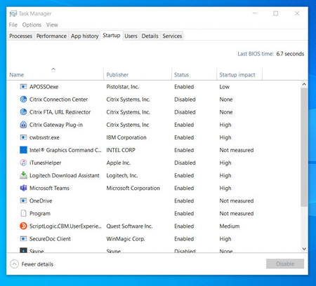 غیرفعال کردن اجرای برنامهها در زمان راهاندازی ویندوز
