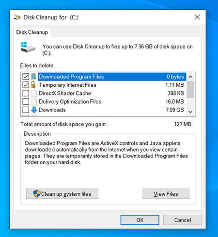 ابزار Disk Cleanup