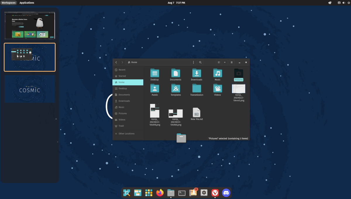 تصاویر توزیع لینوکس Pop!_OS